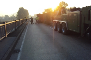 Crash on Highway 1 At Vedder Canal